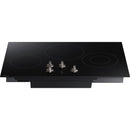  Samsung 30-inch Built-in Electric Cooktop with Knob Controls NZ30FG5332RKAA IMAGE 2