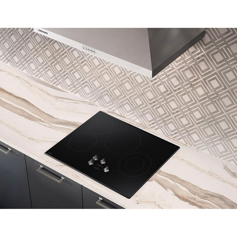  Samsung 30-inch Built-in Electric Cooktop with Knob Controls NZ30FG5332RKAA IMAGE 7