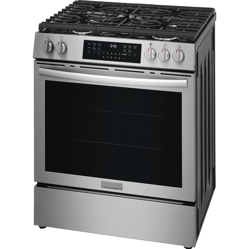  Frigidaire Gallery 30-inch Freestanding Gas Range with Convection Technology GCFG3059BF IMAGE 7
