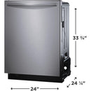  Frigidaire Gallery 24-inch Built-in Dishwasher GDSH4735AF IMAGE 3