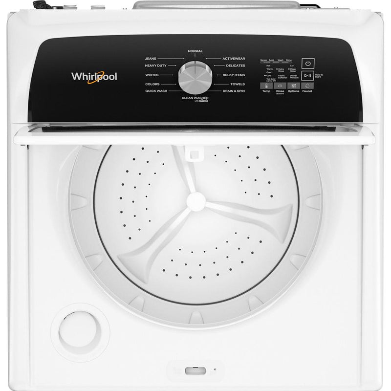  Whirlpool 5.3 cu. ft. Top Loading Washer with Built-in Faucet WTW5020SW IMAGE 3