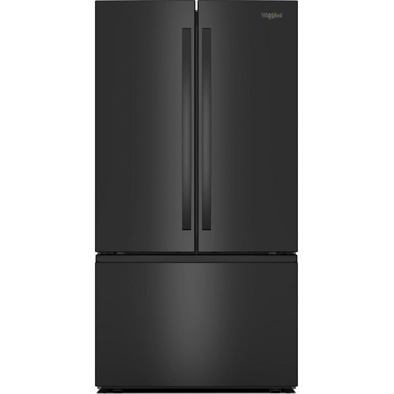  Whirlpool 36-inch, 31 cu. ft. Freestanding French 3-Door Refrigerator with Interior Ice Maker WRFF3136SB IMAGE 1