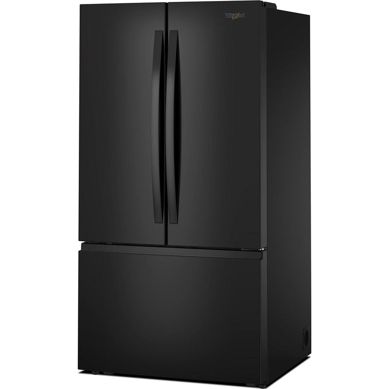  Whirlpool 36-inch, 31 cu. ft. Freestanding French 3-Door Refrigerator with Interior Ice Maker WRFF3136SB IMAGE 2