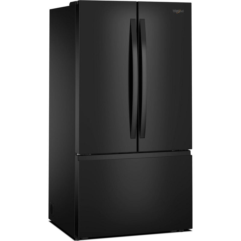  Whirlpool 36-inch, 31 cu. ft. Freestanding French 3-Door Refrigerator with Interior Ice Maker WRFF3136SB IMAGE 3