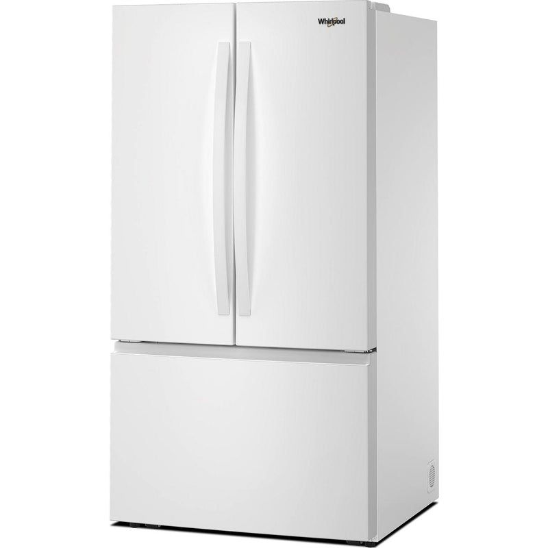  Whirlpool 36-inch, 31 cu. ft. Freestanding French 3-Door Refrigerator with Interior Ice Maker WRFF3136SW IMAGE 3