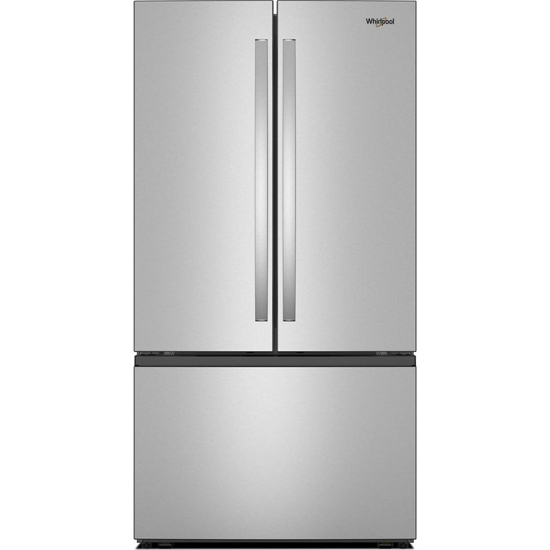  Whirlpool 36-inch, 31 cu. ft. Freestanding French 3-Door Refrigerator with Interior Ice Maker WRFF3136SZ IMAGE 1