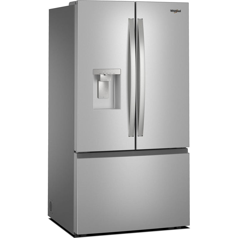  Whirlpool 36-inch, 30 cu. ft. Freestanding French 3-Door Refrigerator with External Water and Ice Dispensing System WRFF3536SZ IMAGE 4
