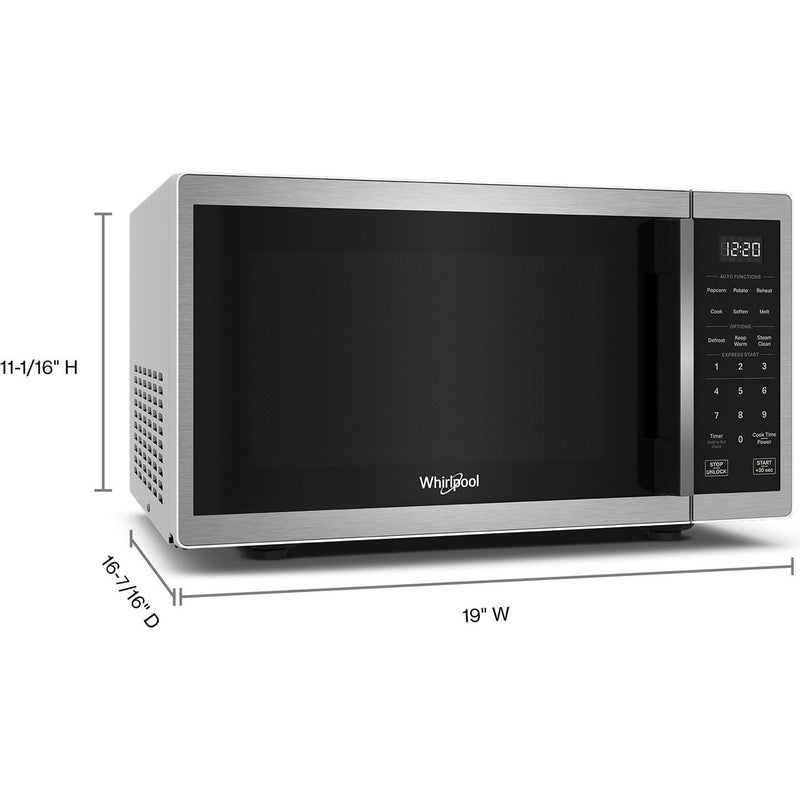  Whirlpool 0.9 cu. ft. Countertop Microwave Oven WMCS3019RS IMAGE 4