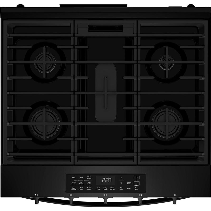 Whirlpool 30-inch Slide-In Gas Range with Wi-Fi WSGS5030SB IMAGE 6