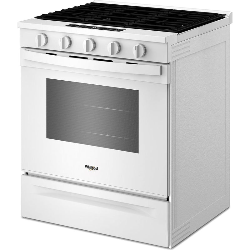  Whirlpool 30-inch Slide-In Gas Range with Wi-Fi WSGS5030SW IMAGE 5