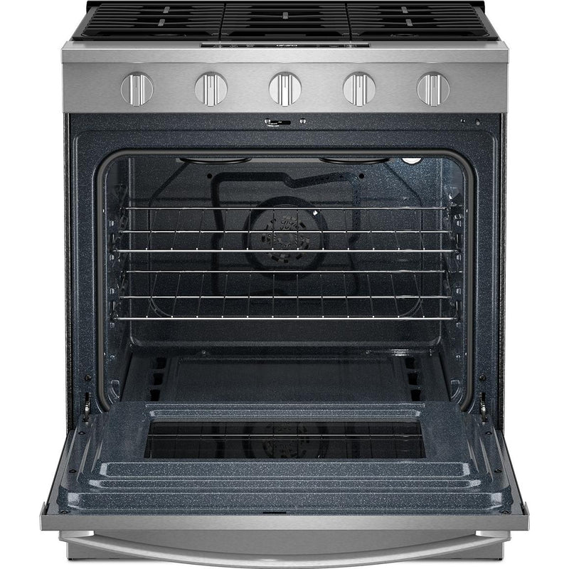  Whirlpool 30-inch Slide-In Gas Range with Wi-Fi WSGS5030SZ IMAGE 2