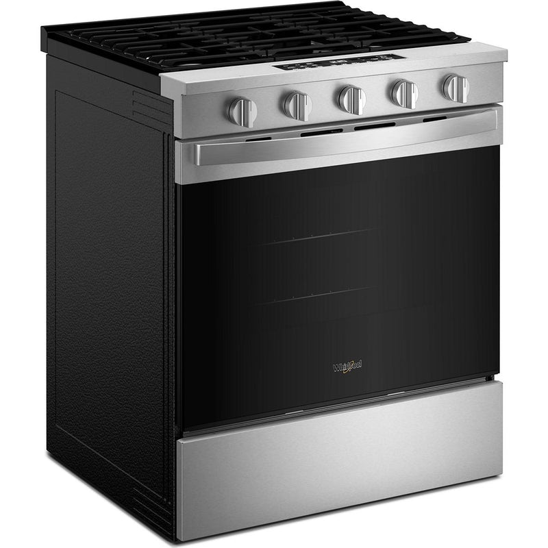  Whirlpool 30-inch Slide-In Gas Range with Wi-Fi WSGS5030SZ IMAGE 3