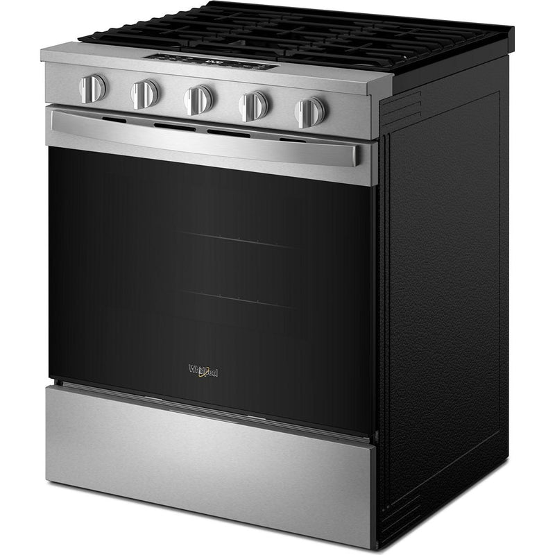  Whirlpool 30-inch Slide-In Gas Range with Wi-Fi WSGS5030SZ IMAGE 4