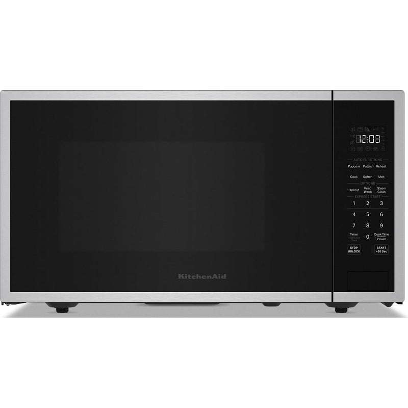  KitchenAid 22-inch, 1.6 cu. ft. Countertop Microwave Oven YKMCS122SSS IMAGE 1