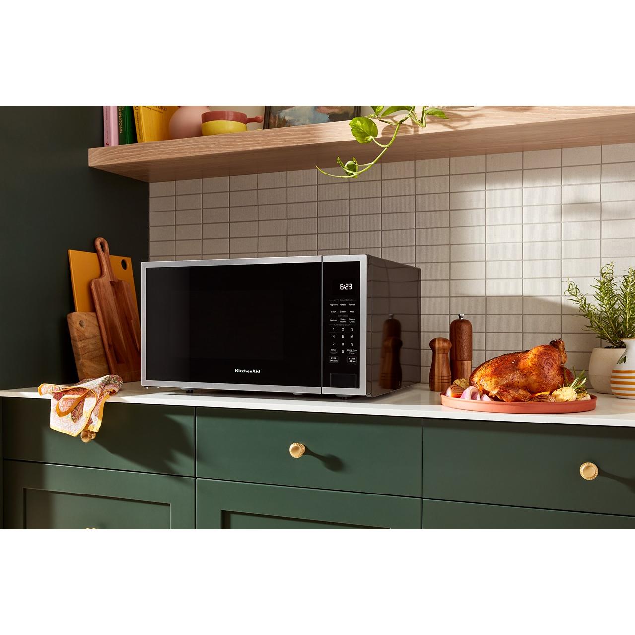  KitchenAid 22-inch, 1.5 cu. ft. Countertop Microwave Oven with Convection Technology KMCS522SPS IMAGE 6