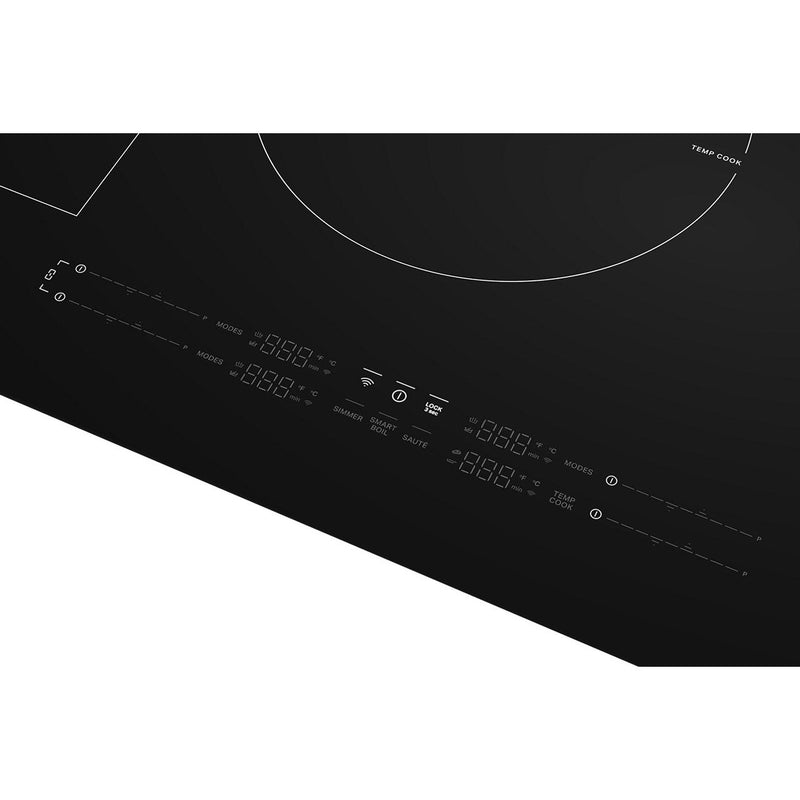  Whirlpool 30-inch Intelligent Built-in Induction Cooktop with Temp Cook™ Technology WCIT7530SB IMAGE 6