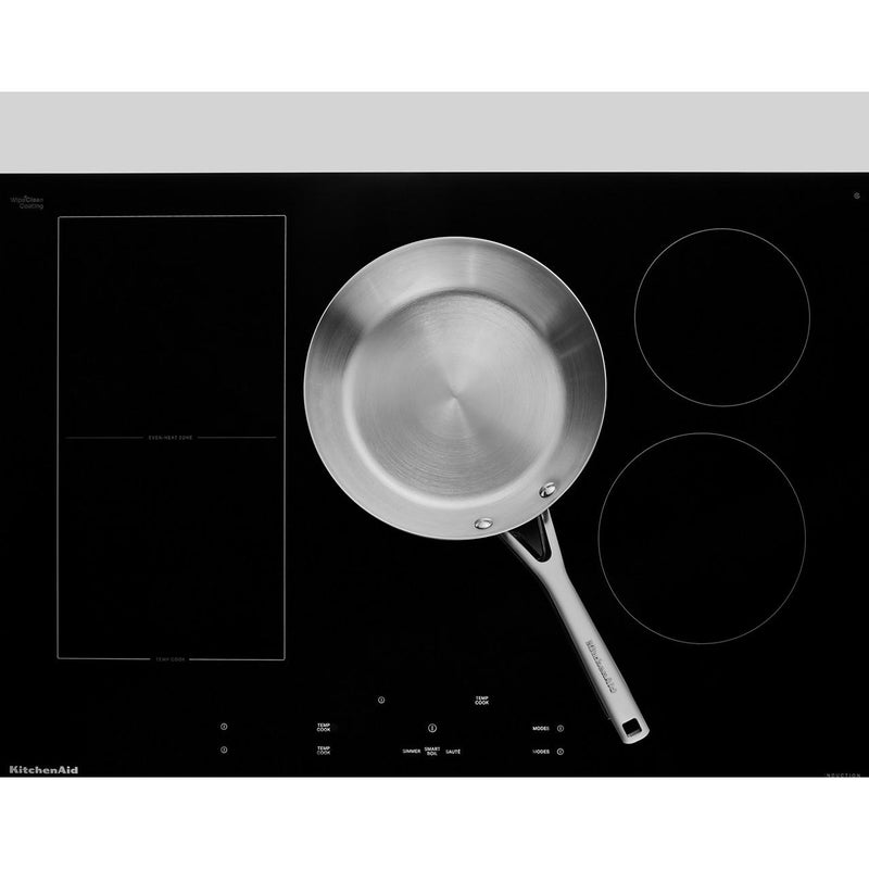  KitchenAid 30-inch Built-in Temp Cook™ Induction Cooktop with 5 Cooking Zones KCIT730SBL IMAGE 4