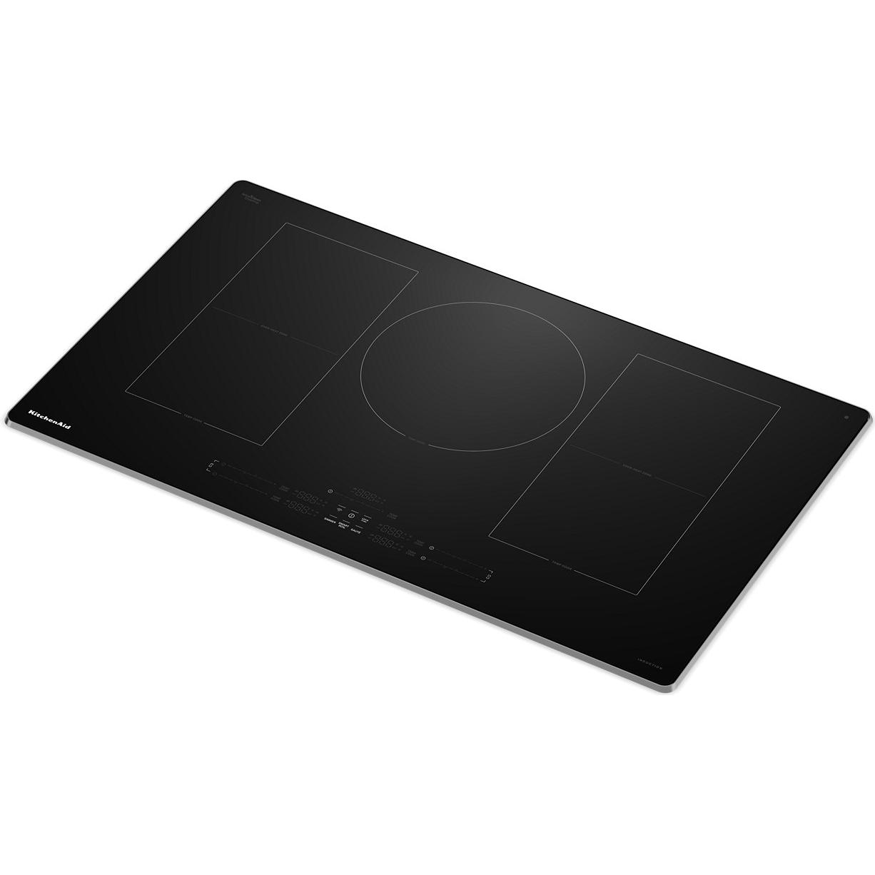  KitchenAid 36-inch Built-in Temp Cook™ Induction Cooktop with 5 Cooking Zones KCIT736SSS IMAGE 3