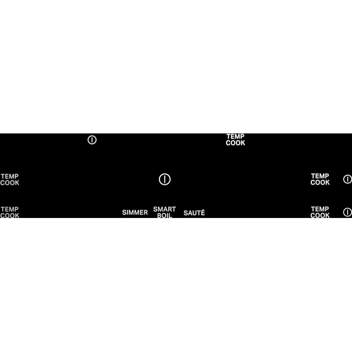  KitchenAid 36-inch Built-in Temp Cook™ Induction Cooktop with 5 Cooking Zones KCIT736SBL IMAGE 4