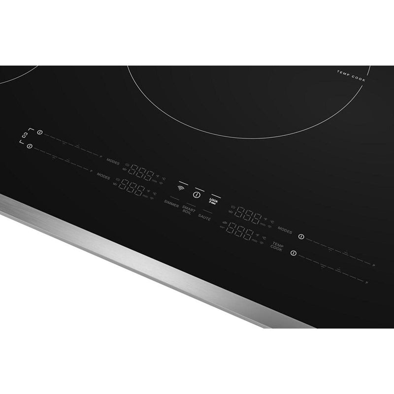  Whirlpool 30-inch Intelligent Induction Cooktop with Temp Cook™ Technology WCIT7030SS IMAGE 11