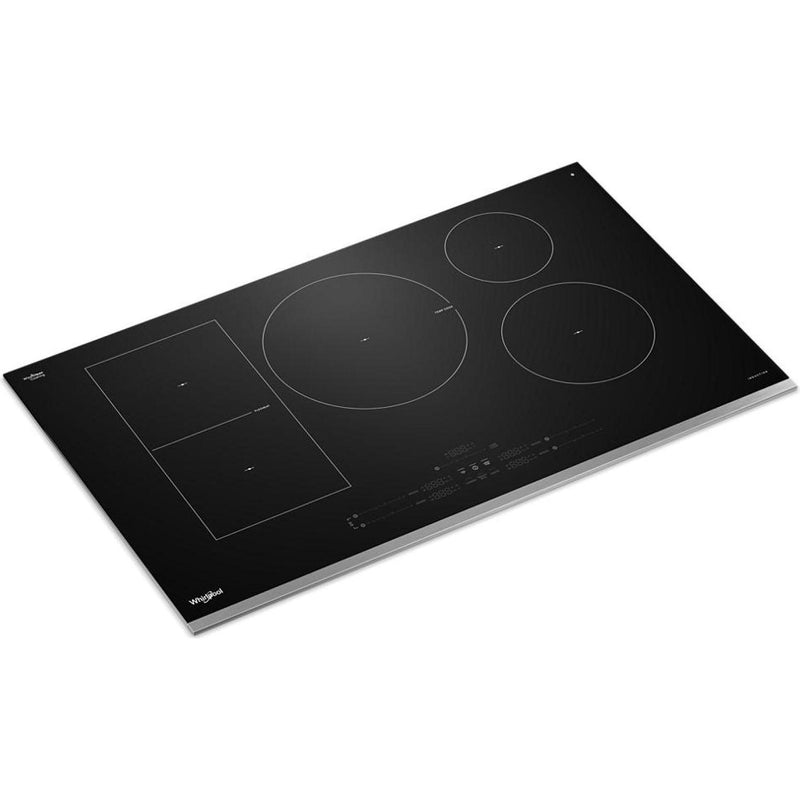  Whirlpool 36 inch Intelligent Induction Cooktop with Temp Cook™ Technology and WipeClean™ Coating WCIT7536SS IMAGE 9