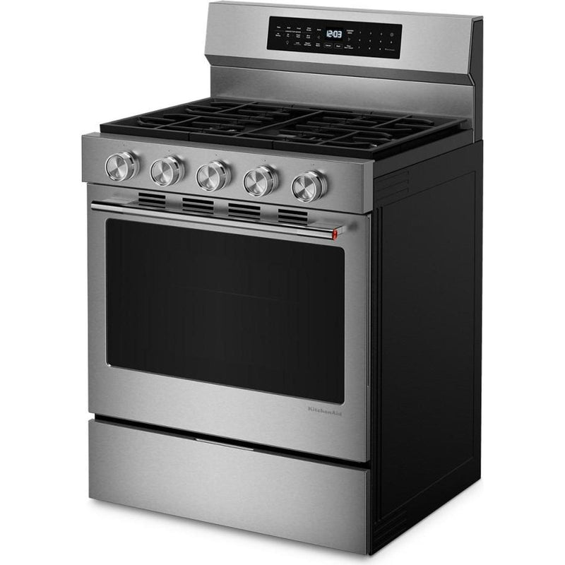  KitchenAid 30-inch Smart Freestanding Gas Range with Convection KFGS530SPS IMAGE 11