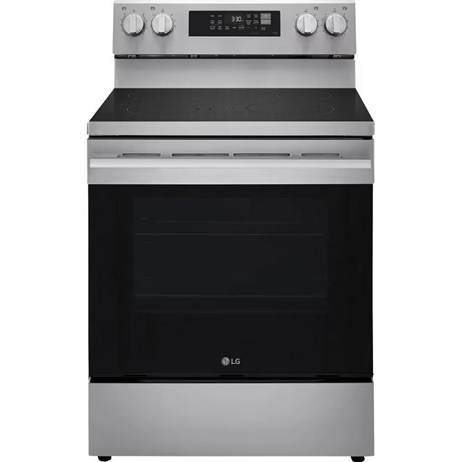  LG 30-inch Smart Electric Range with Air Fry LREN6323YE IMAGE 1