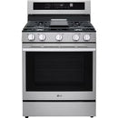  LG 30-inch Smart Gas Range with Air Fry LRGN6325X IMAGE 1