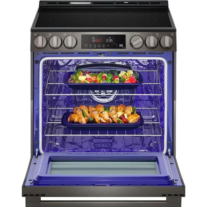  LG 30-inch Smart Electric Slide-In Range with Air Fry LSEL6333ZE IMAGE 6