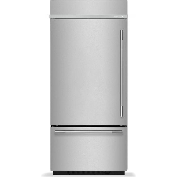  KitchenAid 36-inch, 20.8 cu. ft. Built-in Bottom Freezer Refrigerator KBBL336SPS IMAGE 1