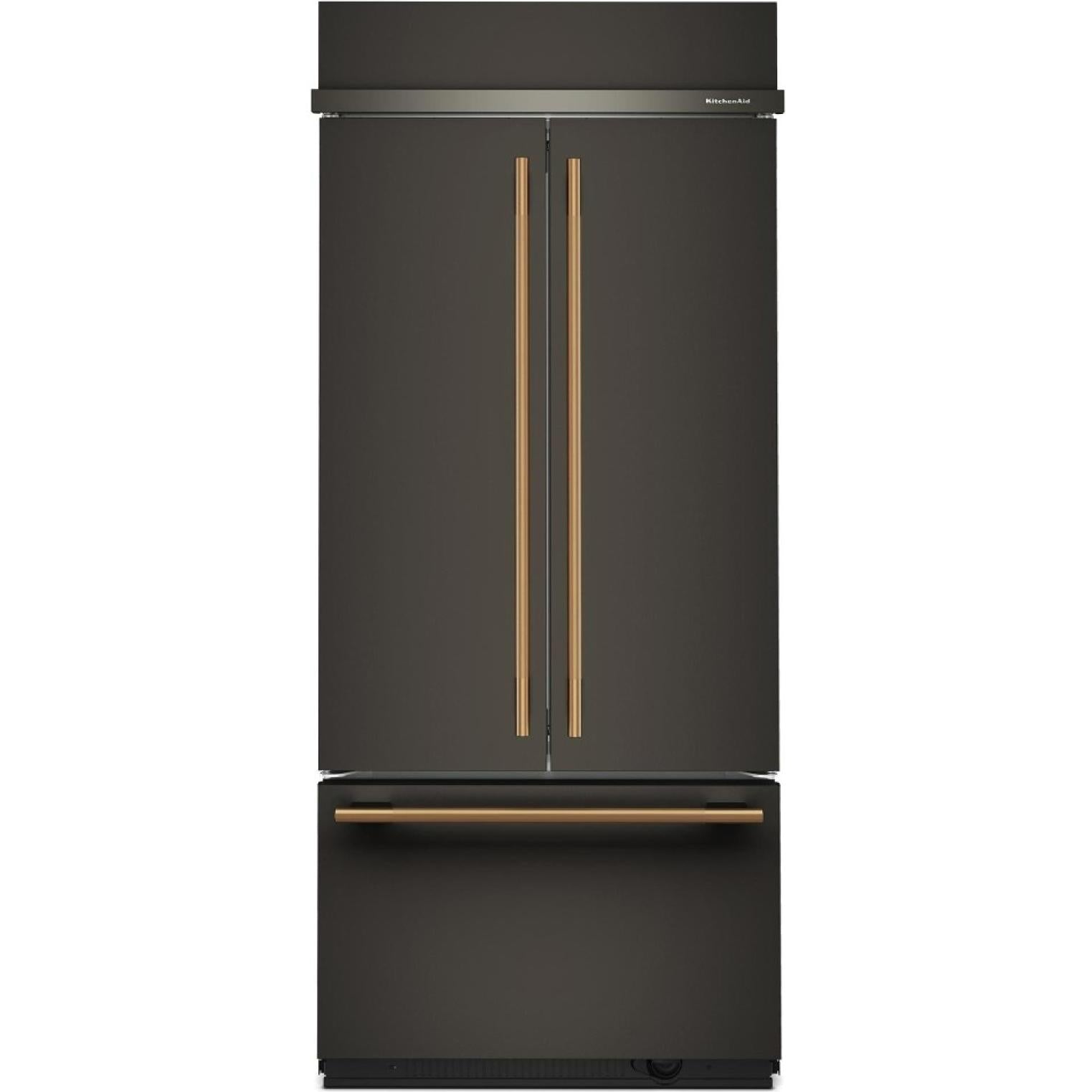  KitchenAid 36-inch, 20.8 cu. ft. Built-in French 3-Door Refrigerator KBFN536SBE IMAGE 14