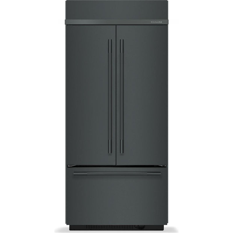  KitchenAid 36-inch, 20.8 cu. ft. Built-in French 3-Door Refrigerator KBFN536SJP IMAGE 1