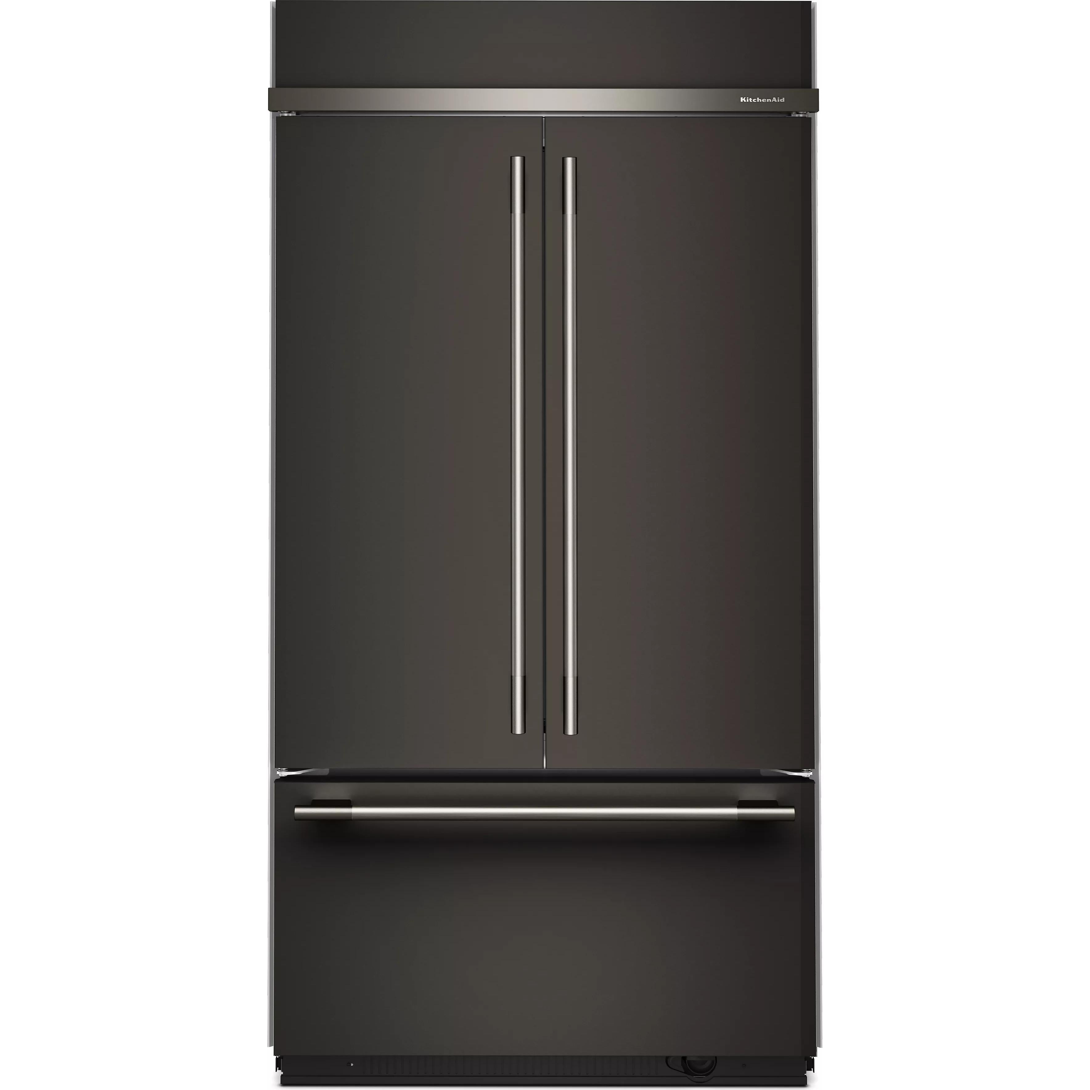  KitchenAid 42-inch, 24.2 cu. ft. Built-in French 3-Door Refrigerator KBFN542SBE IMAGE 1