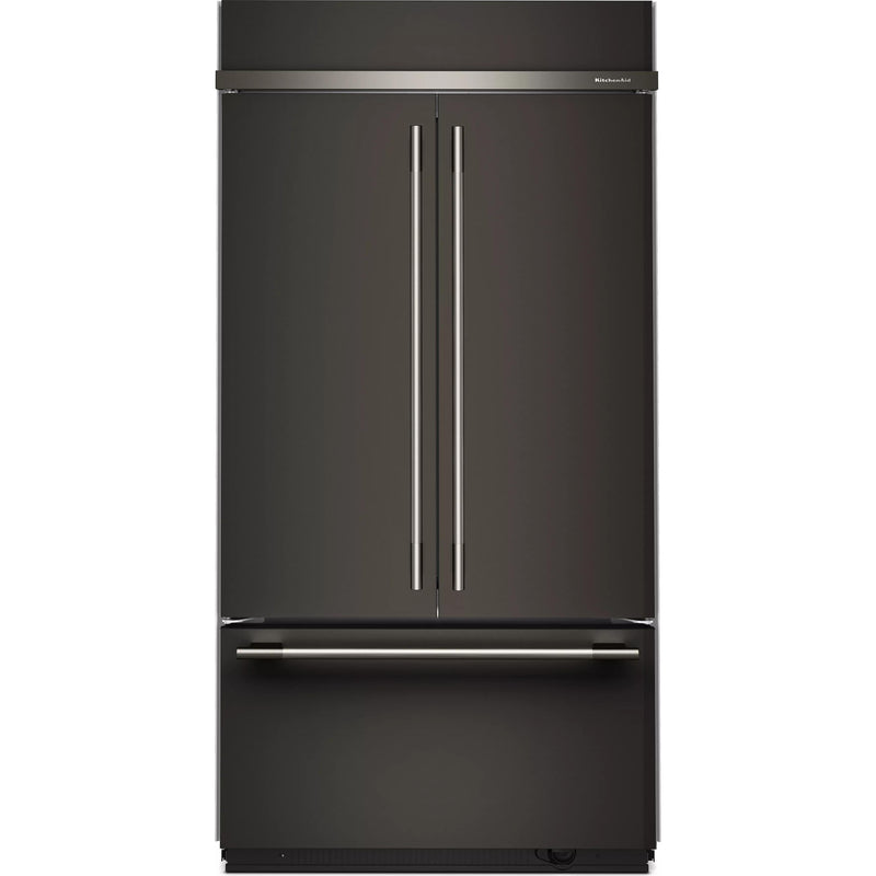 KitchenAid 42-inch, 24.2 cu. ft. Built-in French 3-Door Refrigerator KBFN542SBE IMAGE 1