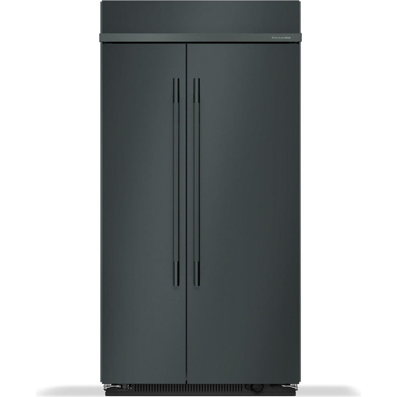  KitchenAid 42-inch, 25.5 cu. ft. Built-in Side-by-Side Refrigerator with Platinum Interior KBSN742SJP IMAGE 1