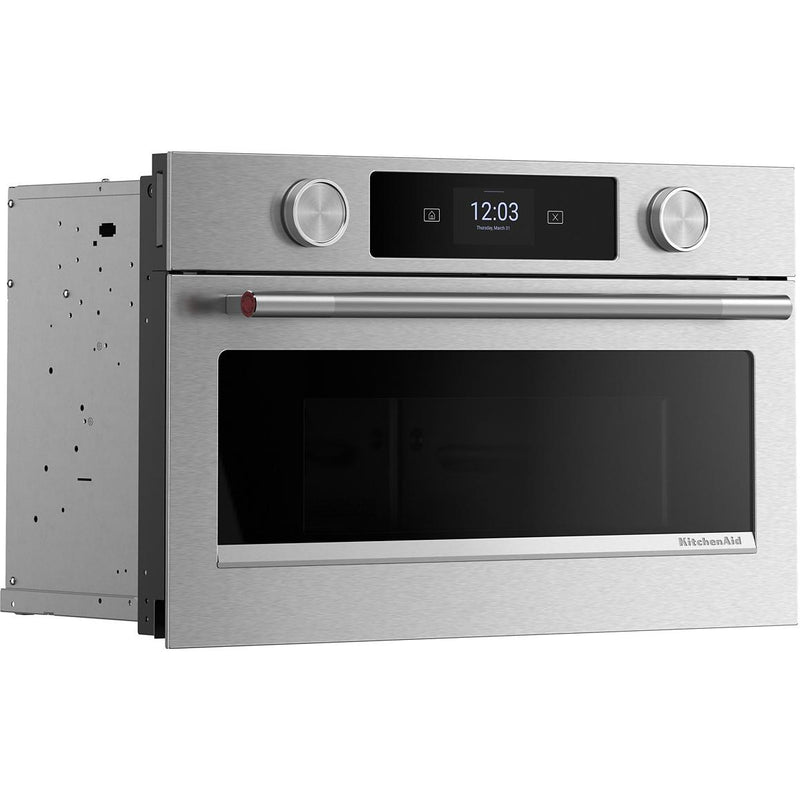  KitchenAid 27-inch Built-in Microwave Oven with Convection Technology KMBS727SPS IMAGE 4