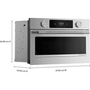  KitchenAid 27-inch Built-in Microwave Oven with Convection Technology KMBS727SPS IMAGE 7