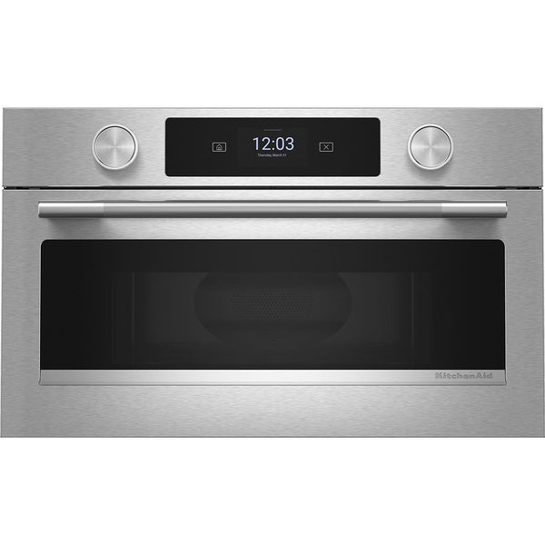  KitchenAid 30-inch Built-in Microwave Oven with Convection Technology KMBS730SPS IMAGE 1