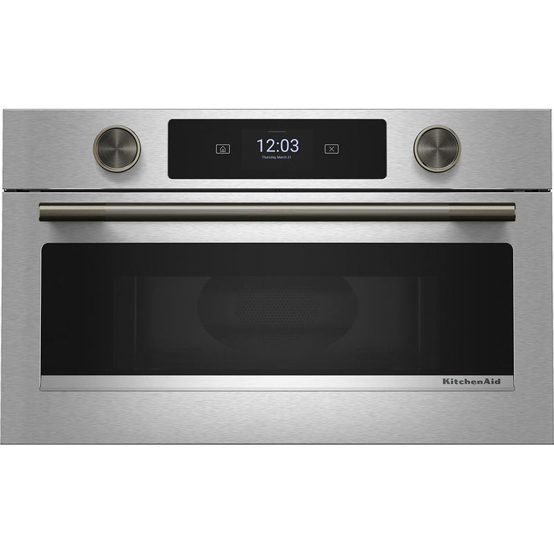  KitchenAid 30-inch Built-in Microwave Oven with Convection Technology KMBS730SPS IMAGE 7