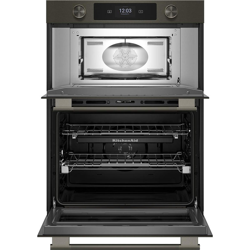  KitchenAid 30-inch Built-in Combination Wall Oven with Microwave Oven with Convection Technology KOEC730SBE IMAGE 2