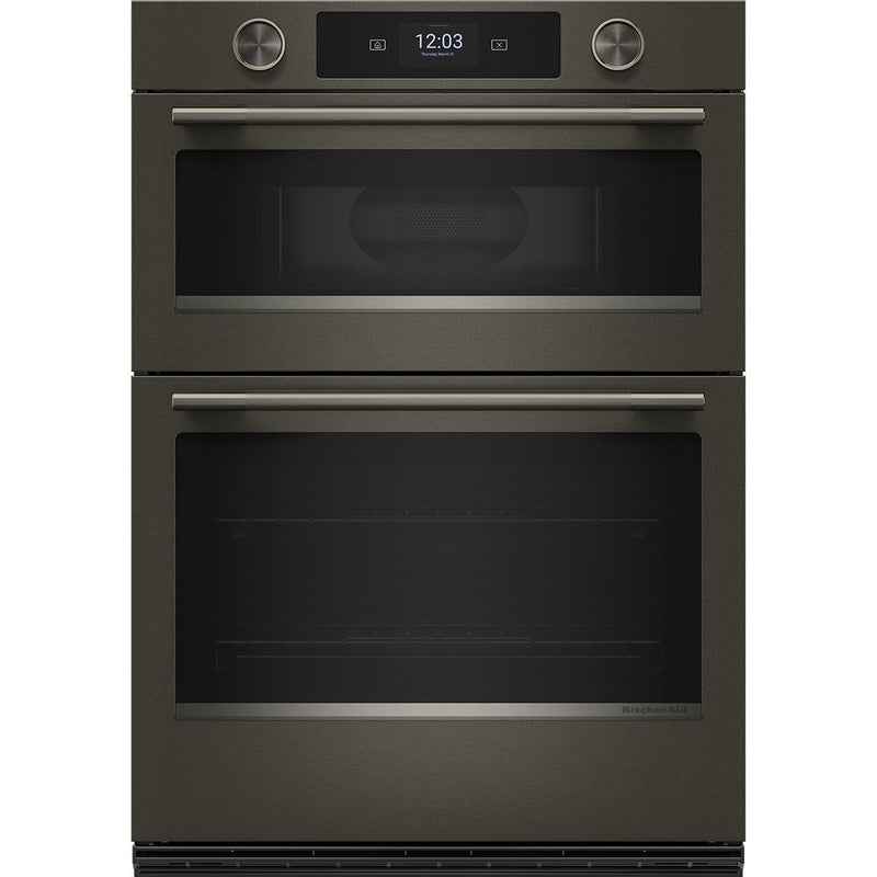  KitchenAid 30-inch Built-in Combination Wall Oven with Microwave Oven with Convection Technology KOEC730SBE IMAGE 3