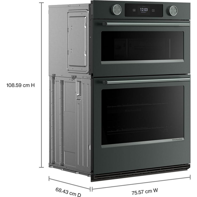 KitchenAid 30-inch Built-in Combination Wall Oven with Microwave Oven with Convection Technology KOEC730SJP IMAGE 10