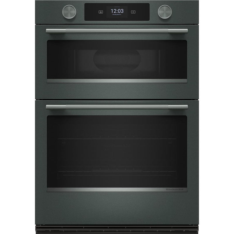  KitchenAid 30-inch Built-in Combination Wall Oven with Microwave Oven with Convection Technology KOEC730SJP IMAGE 1
