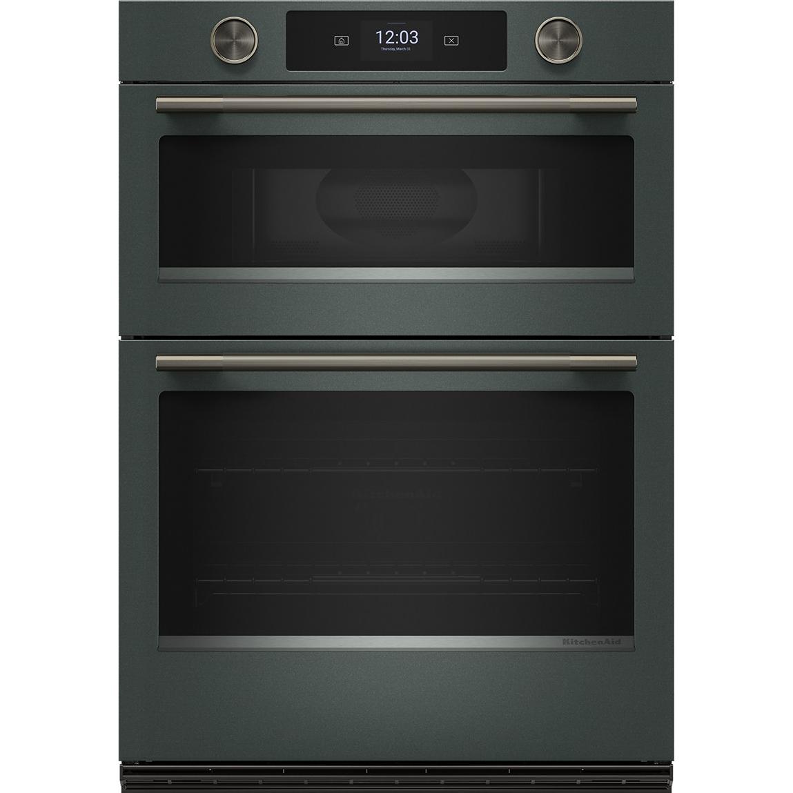  KitchenAid 30-inch Built-in Combination Wall Oven with Microwave Oven with Convection Technology KOEC730SJP IMAGE 4