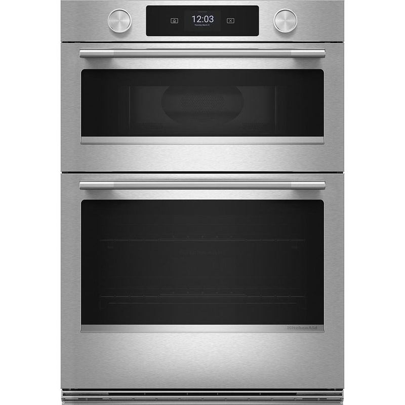  KitchenAid 30-inch Built-in Combination Wall Oven with Microwave Oven with Convection Technology KOEC730SPS IMAGE 1