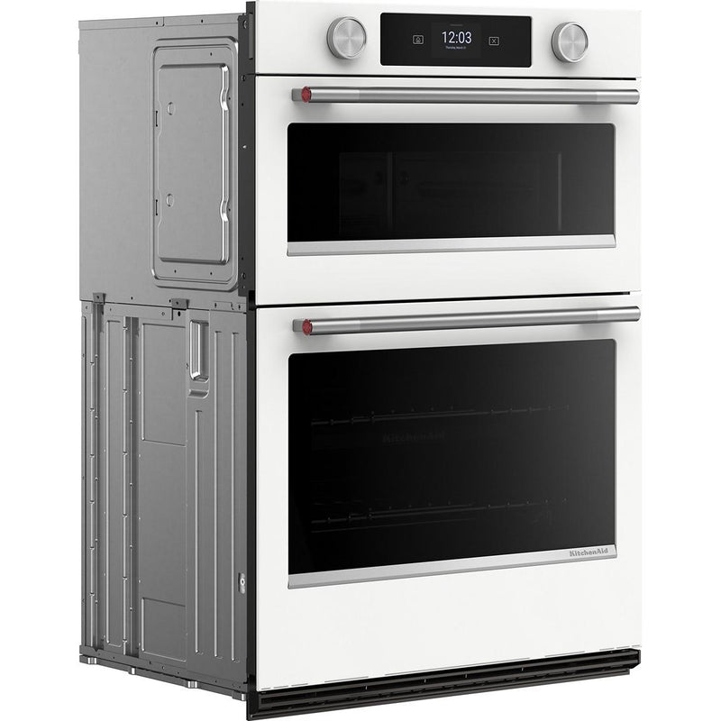  KitchenAid 30-inch Built-in Combination Wall Oven with Microwave Oven with Convection Technology KOEC730SWH IMAGE 3
