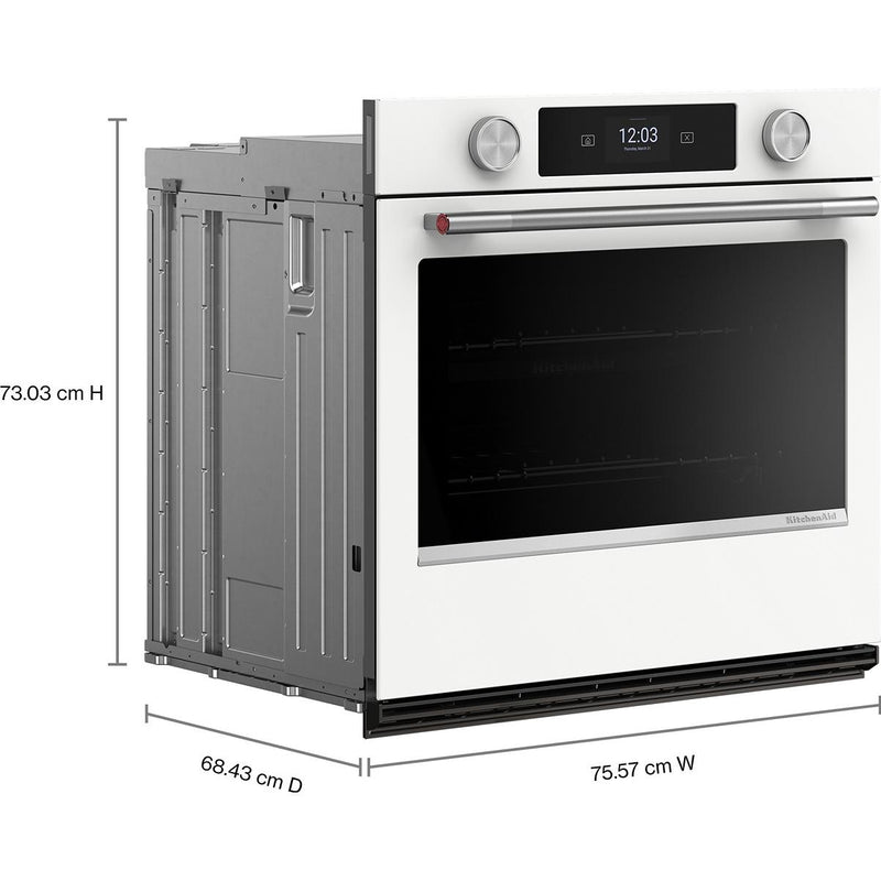  KitchenAid 30-inch Built-in Single Wall Oven with Convection Technology KOES730SWH IMAGE 7