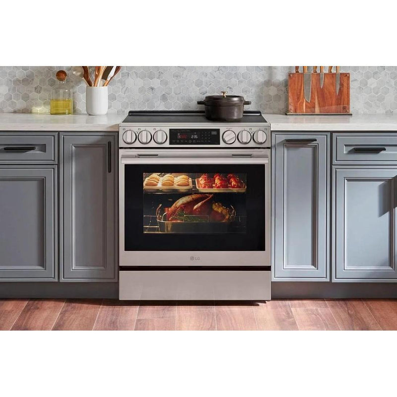  LG 30-inch Slide-In Electric Range with Air Fry LSEL6335XE IMAGE 13