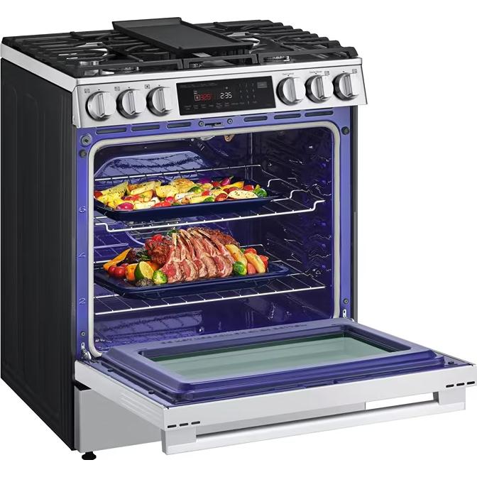  LG 30-inch Slide-In Gas Range with Air Fry LSGL6335X IMAGE 5