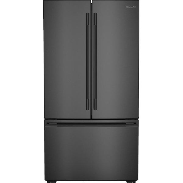  KitchenAid 36-inch, 24 cu. ft. Counter-Dept French 3-Door Refrigerator with Internal Water Dispenser and Ice Maker KRFC236SBE IMAGE 1